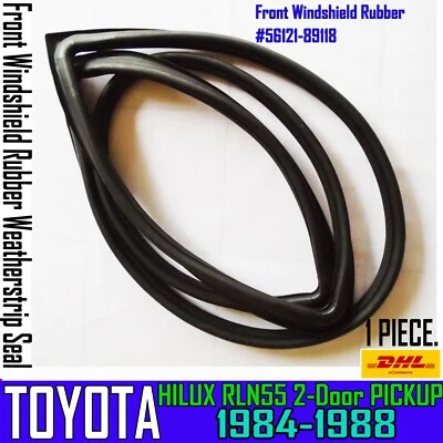 Sello de goma para parabrisas delantero para camioneta Toyota 1984-1988 Hilux LN55 Foto 1 de 4