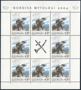 DÄNEMARK. 2004. 36 Kr. Nordische Mythologie, Blatt, postfrisch (SM16) - Bild 1 von 1