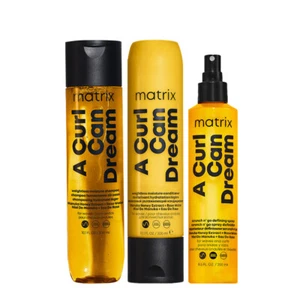 Matrix A Curl Can Dream Shampoo 300ml Conditioner 300ml Leave-In 250ml - Imagen 1 de 3