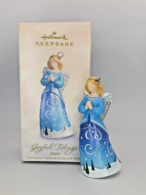 Hallmark Keepsake Adorno de Metal Artesanal Joyful Tids Azura Peace 2005 U76 Foto 1 de 4