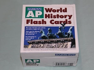 Barron's AP World History Flash Cards, Original Edition - Cards - VERY GOOD - Picture 1 of 4