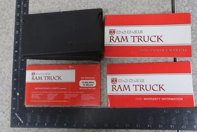 Dodge Ram 1500 2500 3500 Owner's Manual 2006 Book Set 06 Free Shipping OM828 - Image 1 of 3