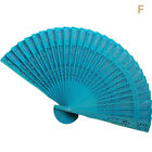 Fashion Wedding Hand Fragrant Party Carved Bamboo Folding Fan Chinese Wooden F i