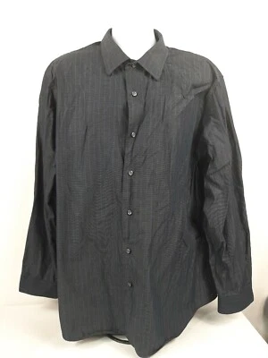 Apt 9 Mens Button Up Long Sleeve Collared Shirt Size XXLarge Striped - Image 1 of 4