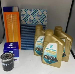 KIT TAGLIANDO 3 FILTRI UFI FIAT PANDA 1.2 BENZINA 3 LT PETRONAS 5W40 DAL 2012 - Foto 1 di 1