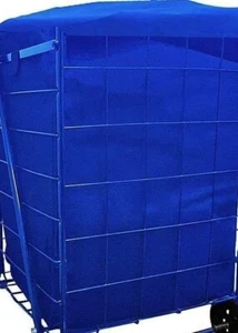 "Carro de compras revestimiento con cubierta 18"" x 15"" x 24", impermeable (solo revestimiento)" (azul) - Imagen 1 de 2
