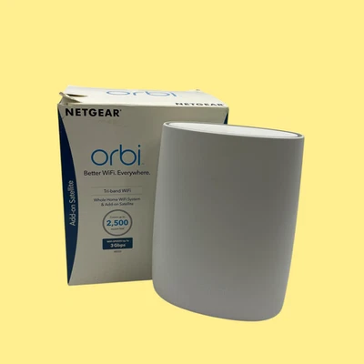 AS/IS Netgear Orbi RBS50 AC3000 Satellite Tri-Band WiFi Extender #FP5436 (AR) - Image 1 of 4
