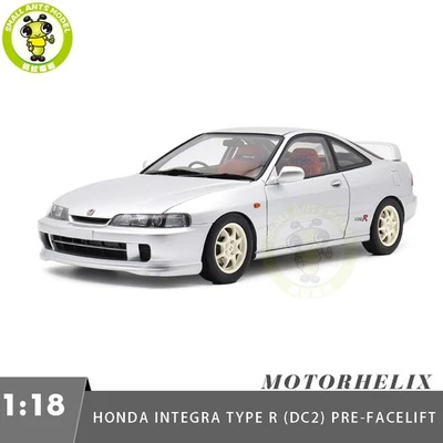 1/18 MOTORHELIX Honda Integra Type R DC2 Pre-Facelift Silver Diecast Model Car - Image 1 of 4