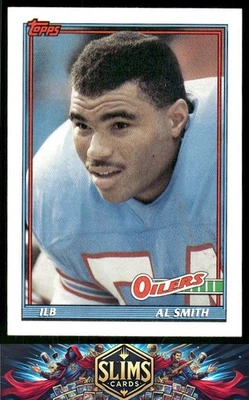 1991 Topps Houston Oilers Al Smith #228b - Image 1 of 2