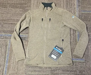 Kuhl Interceptr Full Zip Fleece Jacket in Oatmeal Men’s Size Small NWT - Picture 1 of 9