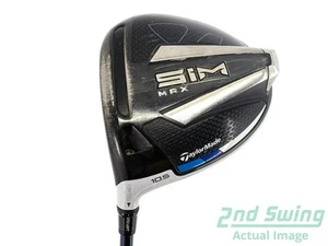 TaylorMade SIM MAX Driver 10.5° Graphite Regular Left 45.5in - Picture 1 of 8