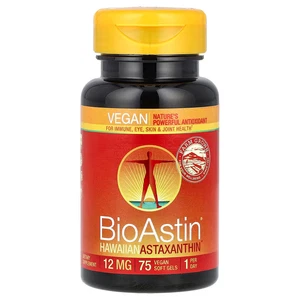 Nutrex Hawaii, Hawaiian Astaxanthin, 12 mg, 75 Weichgele, Ablaufdatum: 05/2028 - Bild 1 von 2