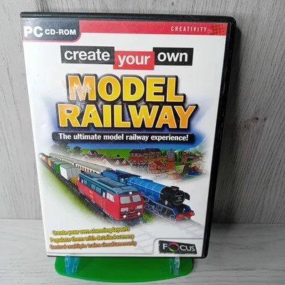 CREATE YOUR OWN MODEL RAILWAY PC CD ROM GAME - RARE RETRO GAMING - Image 1 of 4