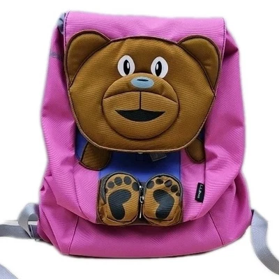 L.L.Bean Critter Pack Niños Mochila Oso Rosa Lindo Animal Niños’s Bolso Escolar Foto 1 de 4