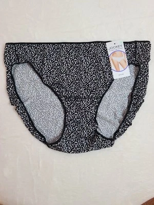 NWT Jockey Silky Microfiber Stretch Nylon Bikini Panty Size XL (8) - Image 1 of 4