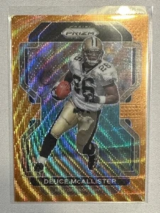 2021 Deuce McAllister Orange Wave Prizm Panini Prizm Football[40/60][#307] - Picture 1 of 2