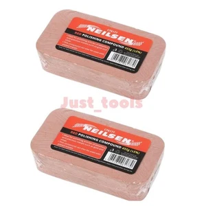 2x Neilsen Lucidante Lucidante Barra Composta Metallo Acciaio Inox Ottone Alluminio - Foto 1 di 2