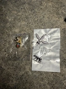 Lot Of 3 Charms For Bracelet/Necklace Travel Souvenir New Native Bear Alaska - Picture 1 of 7