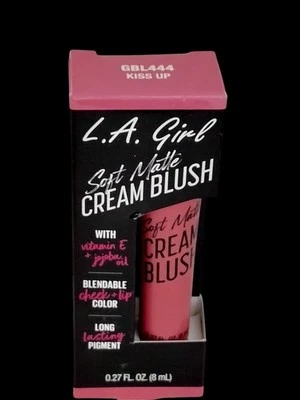 LA GIRL SOFT MATTE CREAM BLUSH Long Lasting Blendable Cheek + Lip Color KISS UP - Image 1 of 4