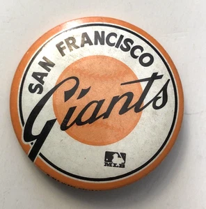 San Francisco Giants- MLB Baseball Metal Pin Button 1 3/4"- - Picture 1 of 2