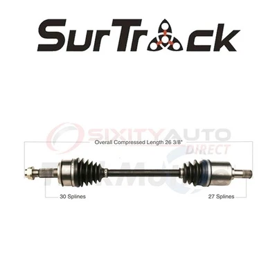SurTrack CV Axle Shaft for 2013-2014 Honda Accord 2.4L L4 - Constant be Foto 1 de 4