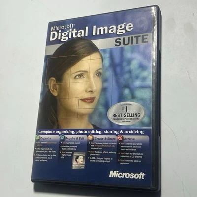 Microsoft Digital Image Suite CD Volume #9 2006 Windows 96 2 Disk Set - Image 1 of 4