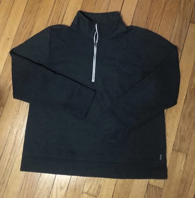 Usado en Excelente Condición Para Mujer Eddie Bauer 1/4 Cremallera Pullover Cuello Simulado Elastizado Polar Suéter Talla L Foto 1 de 4