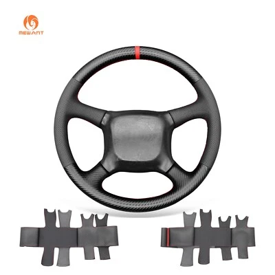 Carbon Fiber Leathe Steering Wheel Wrap for Chevrolet (Chevy) Blazer 2001-2002 - Image 1 of 4