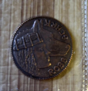 Moneda de Juego de Tronos - Estrella de Cobre Robb Stark - Exclusivo bloque nerd - Imagen 1 de 4
