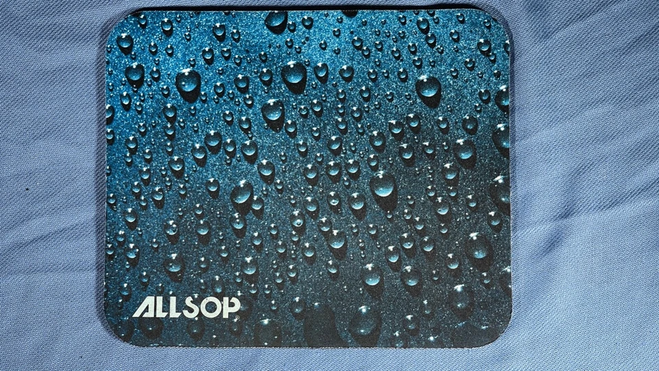 Allsop Naturesmart Mouse Pad Raindrops Design 8 1/2 x 8 x 1/10 30182 - Image 1 of 1