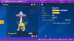 �️6 IVs Raging Bolt | DLC Disco índigo | Pokémon Escarlata y Violeta �️ - Imagen 1 de 3