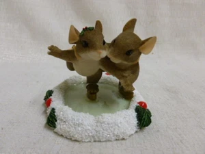 Charming Tails Skating Through The Season With You 87/127 Weihnachtsmaus Neu im Karton - Bild 1 von 6
