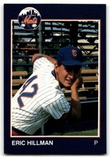 1988 Grand Slam Baseball Card Eric Hillman a Columbia Mets #5