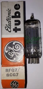Tubo valvola 8FQ7=8CG7 brand General Electric nuova originale funzionante - Zdjęcie 1 z 1
