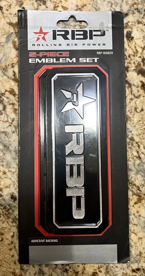 RBP RBP-956BZR RBP Aluminum Decorative Car Emblem Body Badge - Image 1 of 4