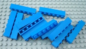 LEGO Lot of 12 Blue 1x6 Basic Bricks Parts and Pieces - Picture 1 of 1