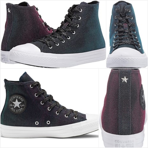 TOP ALTI CHUCK TAYLOR CONVERSE LASER NERO TAGLIA 4