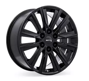 20 Inch Black Alloy Wheel Rim for Chevrolet Express 1500, RTX 83084 20x9 6x139.7 - Picture 1 of 4