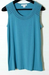 Liz Claiborne Deko Häkeloptik Rundhalsausschnitt Tank/Muschel - Bild 1 von 9