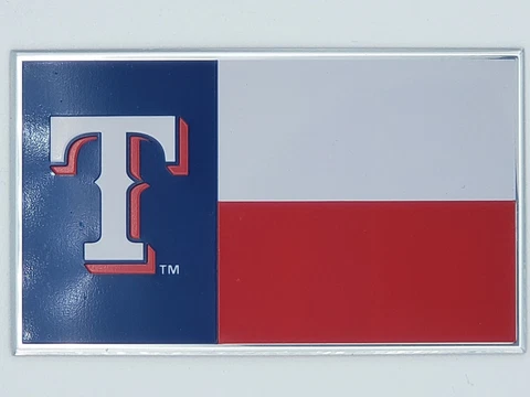 Team Promark MLB Texas Rangers Color Flag Auto Emblem Delivery 2-4 Day Cover
