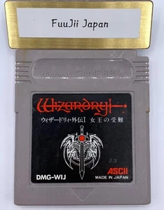 Wizardry Gaiden I Queen's Passion GameBoy ASCII Corporation Game Boy GB Cleaned - Picture 1 of 4