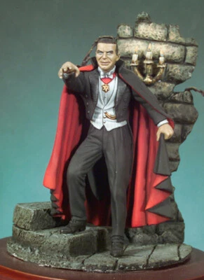 Andrea Miniatures Count Dracula with scenic base 54mm Unpainted Model kit - Image 1 of 4