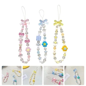 3 Pcs Dekoration Der Blumenbogenkette Telefon Perlen Hängendes Seil - Zdjęcie 1 z 12