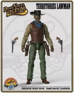 Dime Novel Legends scala 1:18 (4") action figure vecchia west territori Lawman - Foto 1 di 2