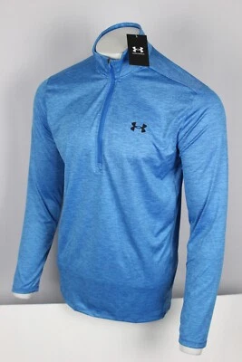 Pullover Under Armour Tech Vent 1/2 cremallera manga larga azul 1382184 406 para hombre Foto 1 de 4