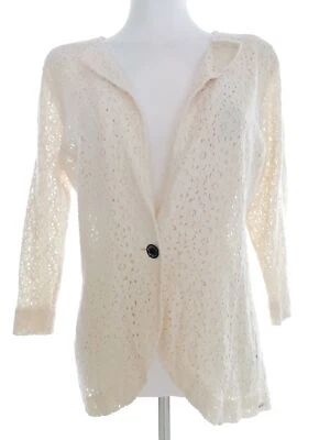 VOLCOM STONE  Größe M Elfenbeinfarbe Blazer mit Knopfverschluss Baumwolle Manche - Bild 1 von 4