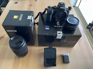 Nikon Z 50 20.9MP Mirrorless Camera - Black  (16-50mm f/3.5-6.3 VR + 50-250mm...