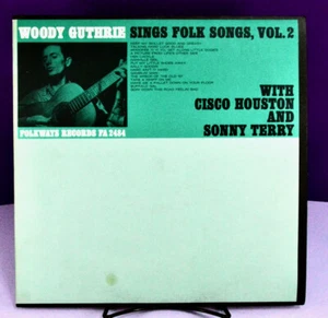 Woody Guthrie Sings Folk Songs,Vol.2, 1964, Folkways FA 2484 Orig Tape 1944-'45 - Picture 1 of 6