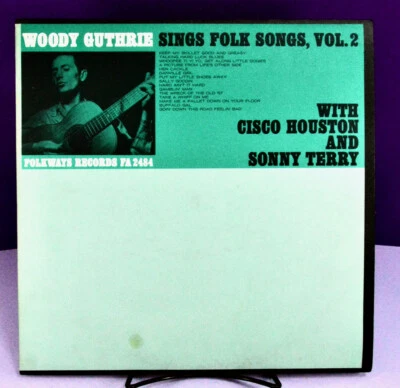 Woody Guthrie Sings Folk Songs,Vol.2, 1964, Folkways FA 2484 Orig Tape 1944-'45 - Image 1 of 4