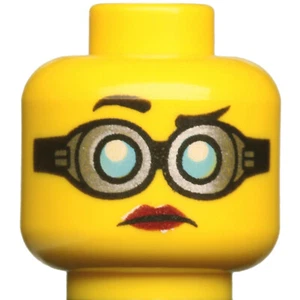 NUEVO LEGO - Cabeza de Figura - Ultra Agentes - Prof Christina Hydron Amarillo x1 - 70165 - Imagen 1 de 2